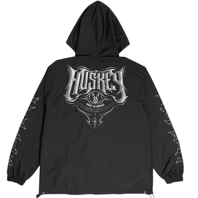 Sale Huskey Clothing - Jaket Parasut - Daemon Black - Huskey Bali