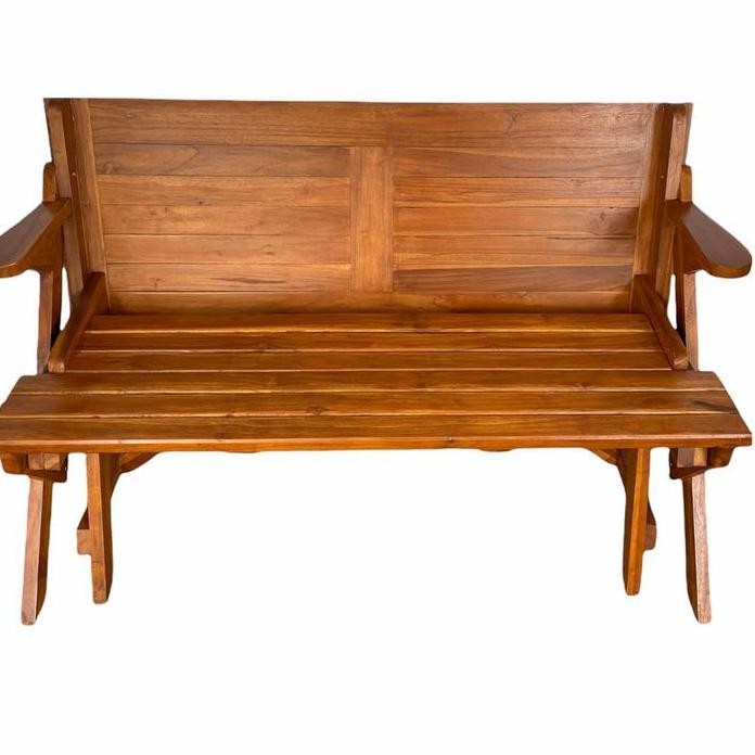 

Terlaris Kursi Meja Lipat Bangku 2 In 1 Halaman/Cafe/Resto /Outdoor Kayu Jati Asli Furniture