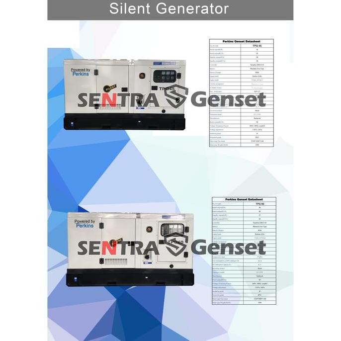 

Terlaris Genset Silent Perkins 45 Kva 3 Phase