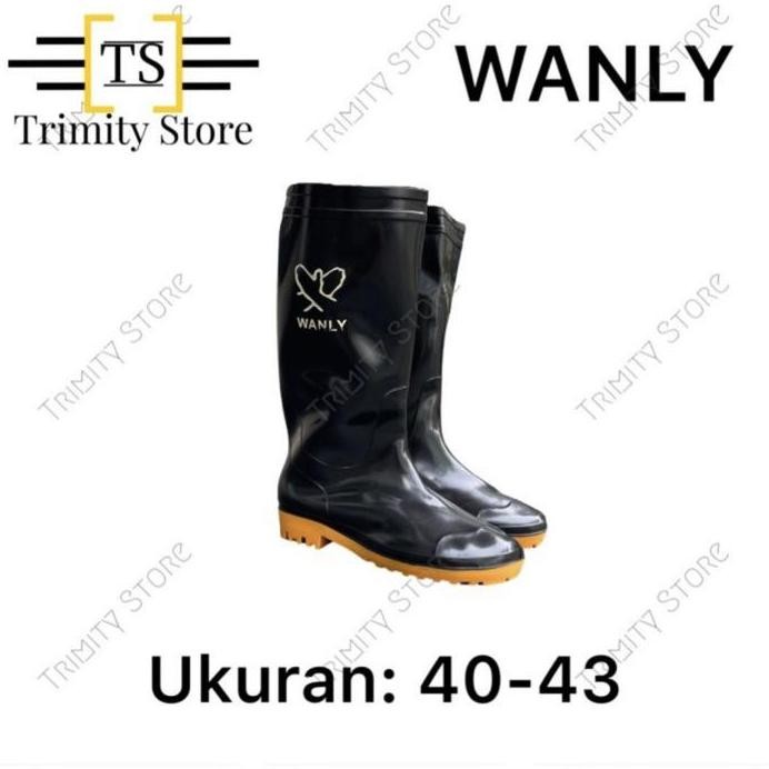 

Terlaris Sepatu Wanli Boot Karet Safety Sepatu Proyek Boots
