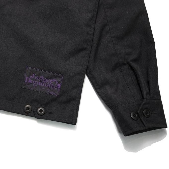 Sale Dominate - Zip Worker Jacket Black
