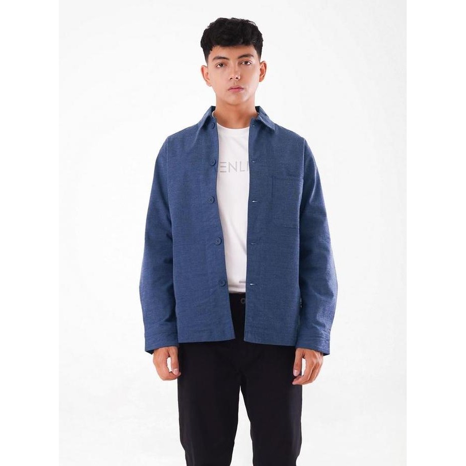 Promo Greenlight Jaket Pria Overshirt Otis C010124 Tangan Panjang