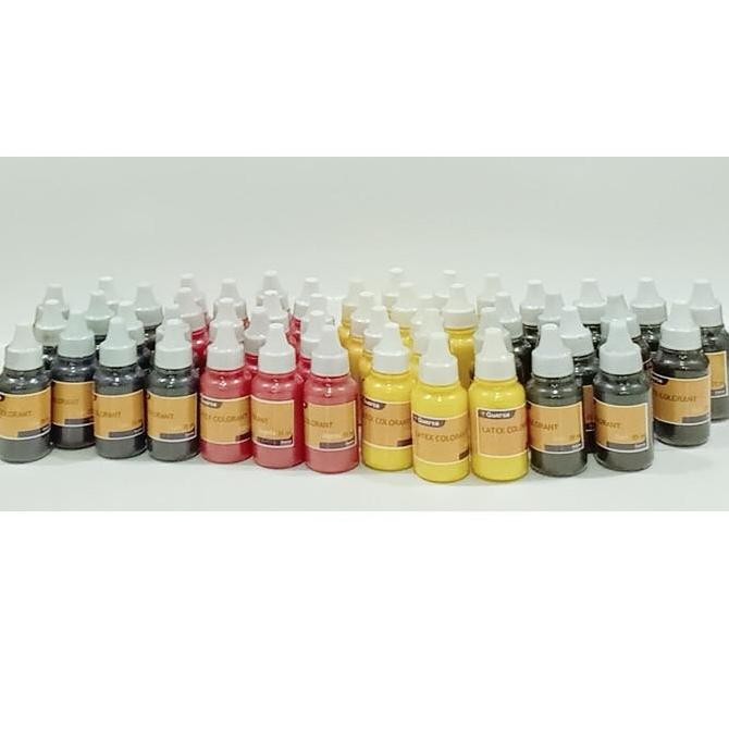 

ready Pewarna Soft Frog Warna Stabilo. Warna Menyala 30 ml Querca LatexColor