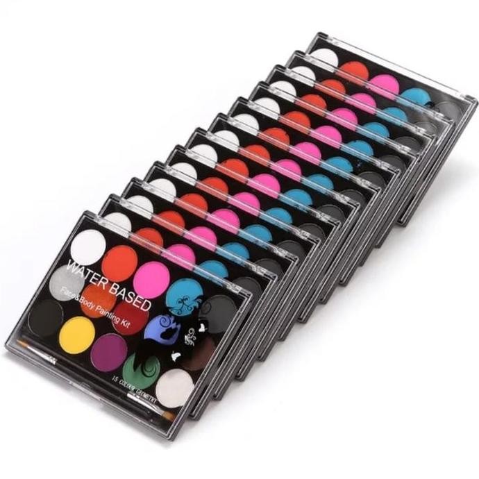 

ready ORIGINAL! FACE AND BODY ART PAINTING V-TECH 15 WARNA FAC-402