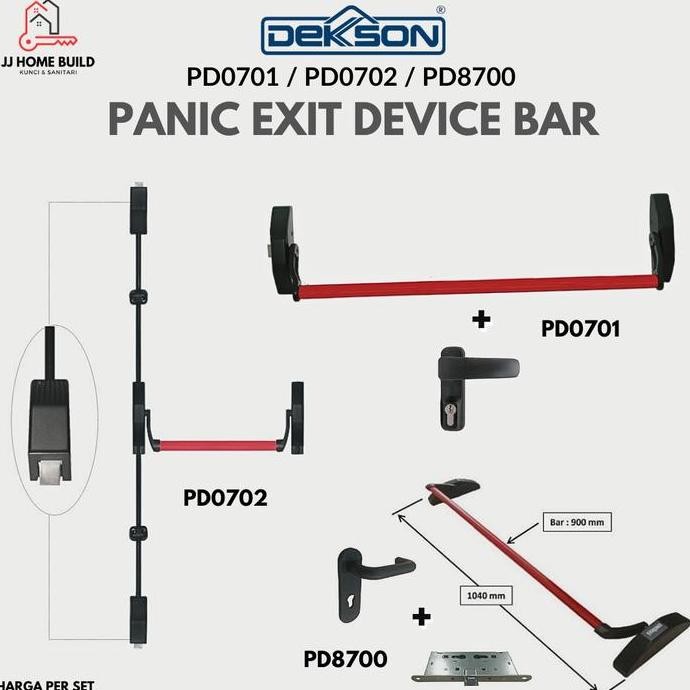 Grosir Panic Bar Dekson/Pd8700/Pd0701/Pd0702/Pintu Emergency