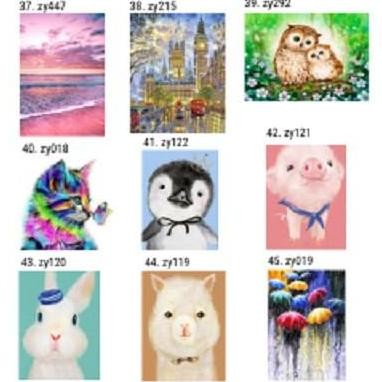 

ready 31-53 DIY KIT Paint by number ukuran 30x40cm