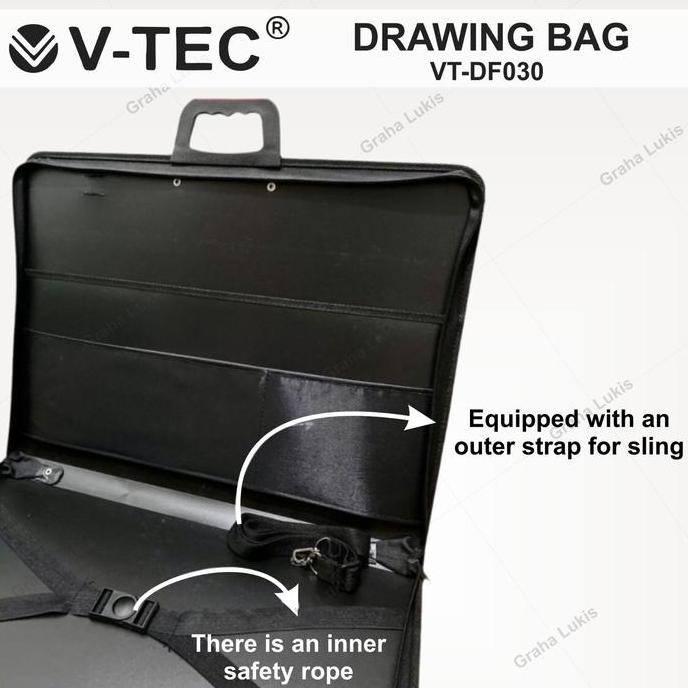 

ready V-TEC Drawing Bag A3 Black