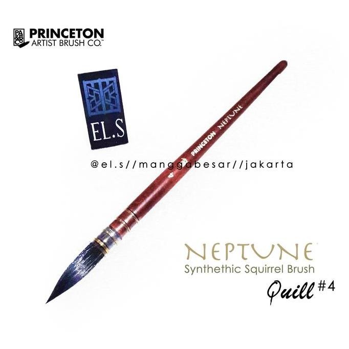 

ready Princeton Neptune Brush Quill 4 ( Kuas Lukis )