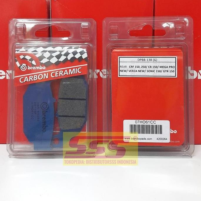BREMBO KAMPAS REM BELAKANG CRF 150 250 CB 150 CBR 150 GTR SONIC 150