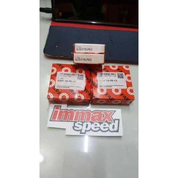 Bearing 6205 TBP63 Ratio FAG Kruk As suzuki Satria RU 120 120R 2T Full