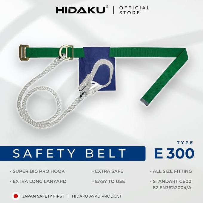 

Terlaris Hidaku Safety Belt Type E300 / Sabuk Pengaman Keselamatan Proyek