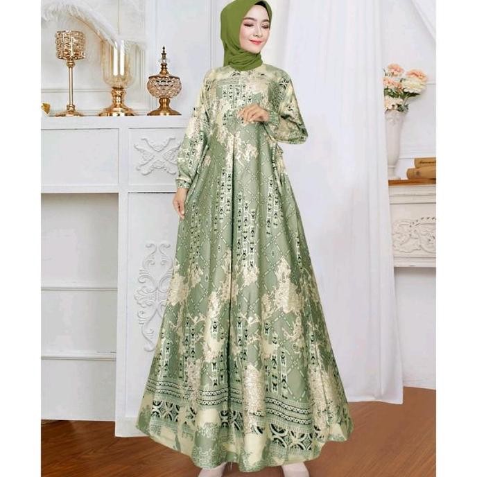 Nura Collection Official - Nuriel Shop - Gamis Andina - Baju Gamis Wanita Model Terbaru Bahan Maxmar