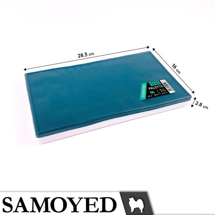 

ready Palet Lukis / Cat 36 Sekat / Grids / Soft Rubber Lid / Cover Paint / Painting / Painter's Palette / Box Samoyed PPLT-SV36