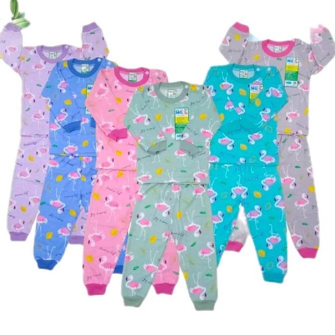 Sale Setelan Panjang Anak Moms Gift Motif Cewek/Setelan Anak Moms Gift/Setelan Panjang