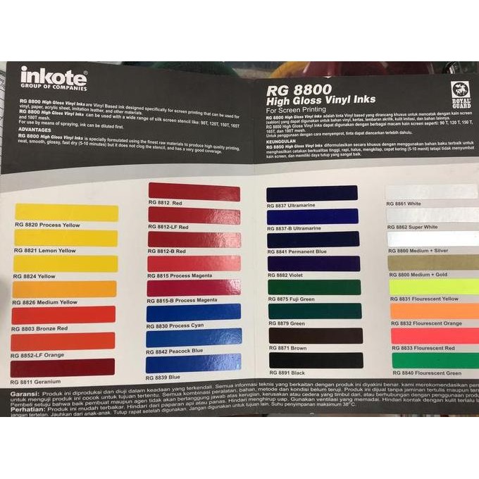 

ready Cat printing sablon royalguard RG 1162 white putih