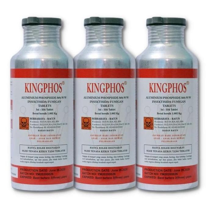 King Phos Obat Fumigasi Kutu Beras