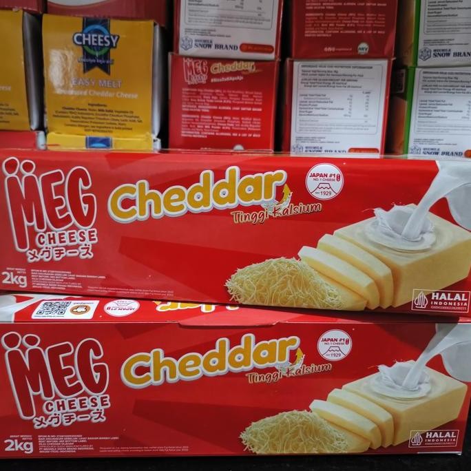 

Murah Keju Meg Cheddar Merah 2Kg