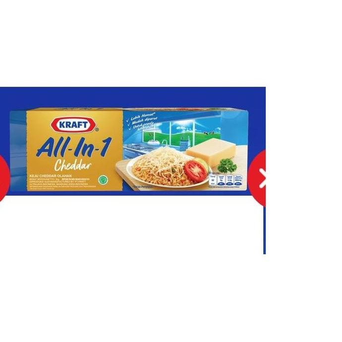 

Grosir Keju Kraft Cheddar All-In-1 2Kg - Keju Kraft