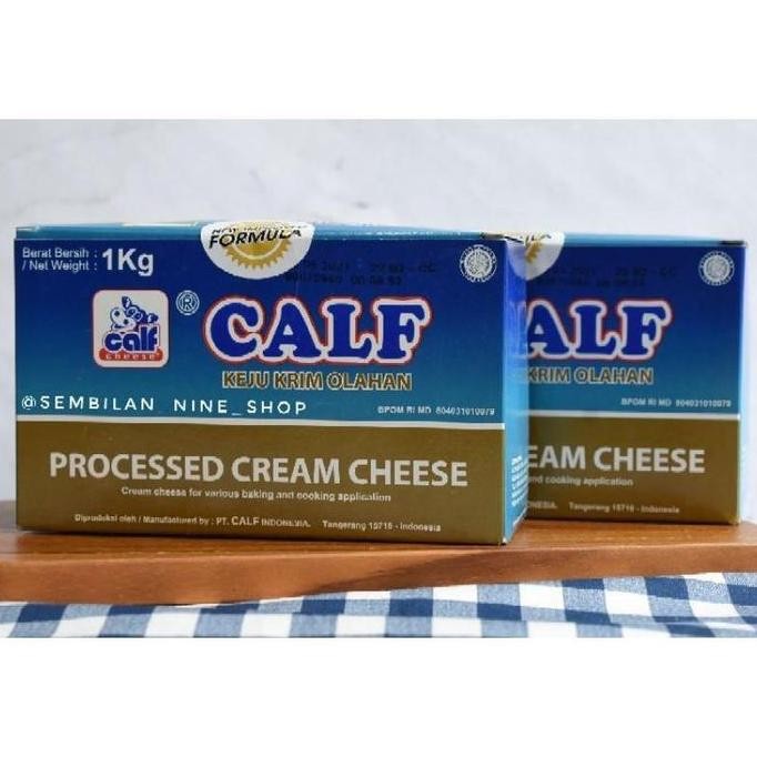 

Murah Calf Processed Cream Cheese 1 Kg - Halal Keju Krim Olahan