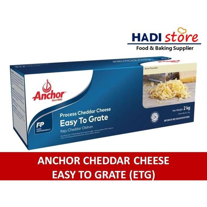 

Sale Anchor Cheddar Cheese / Etg / Easy To Grate 2 Kg