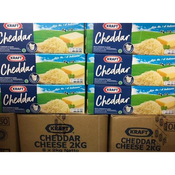 

Murah Keju Kraft Chedar 2Kg