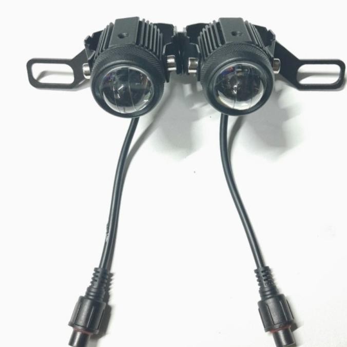 breket dan lampu sorot D2 mini NMAX AEROX LEXI moto led premium