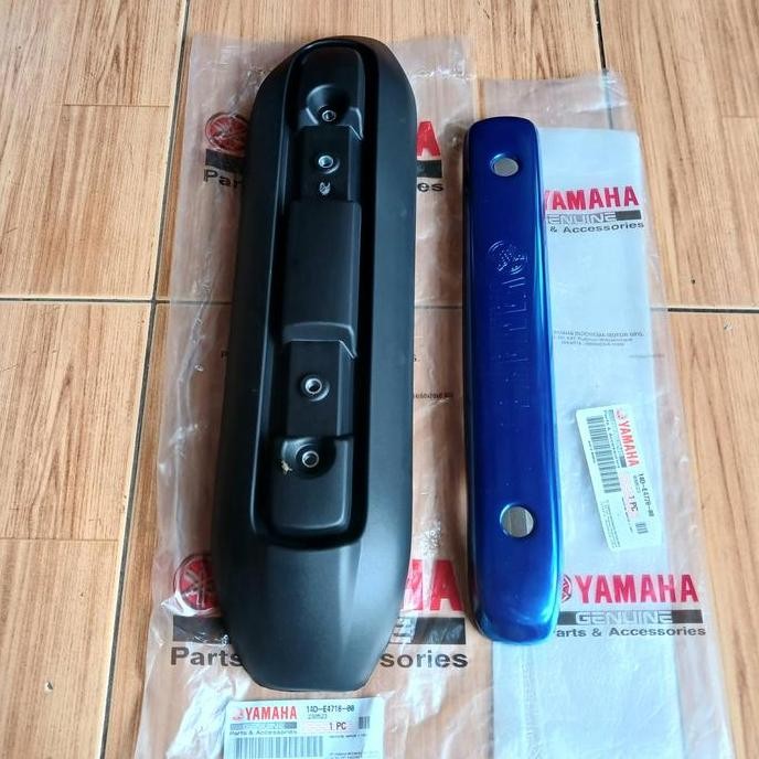 tameng knalpot+list biru custom 5vv