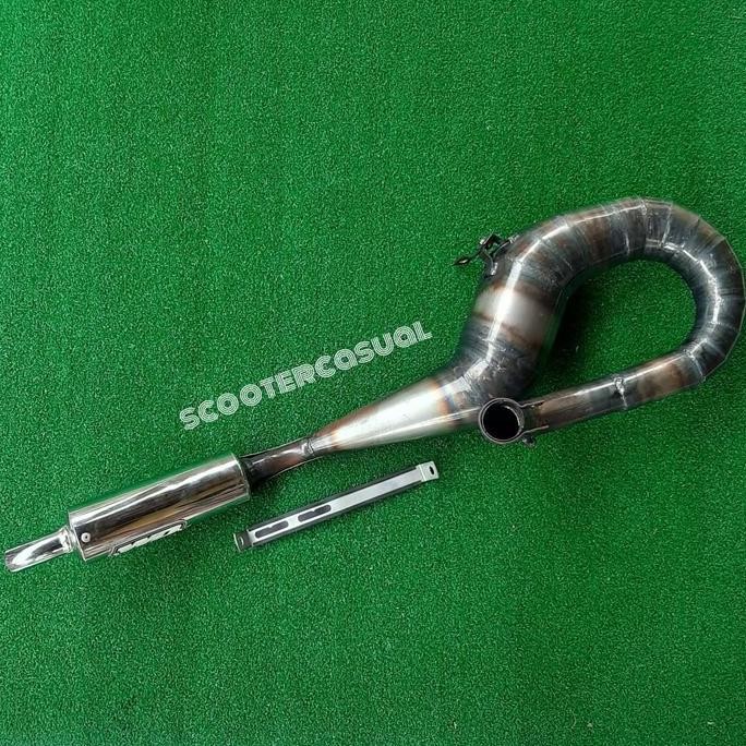 KNALPOT VESPA RACING BUANG KANAN