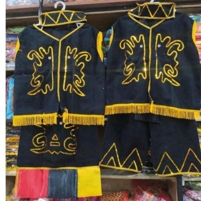 Baju adat dayak SD // Pakaian Dayak // baju adat kalimantan