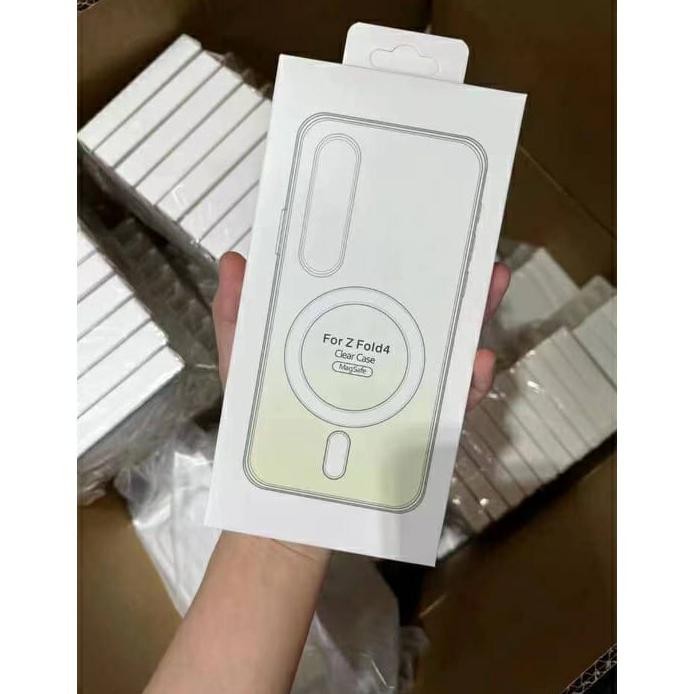Premium  Case Anticrack Magsafe Samsung Z Flip 4/ Z Flod 4 Magsafe Clear For Samsung
