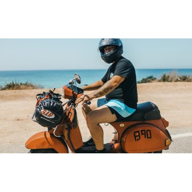 Sip Tas Luggage Roll Drybag Touring Vespa Modern Classic Universal