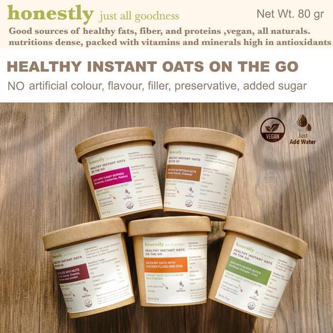 

Healthy Instant Oatmeal Cup Oatmeal Instan - Chicken Floss With Chia Best Seller