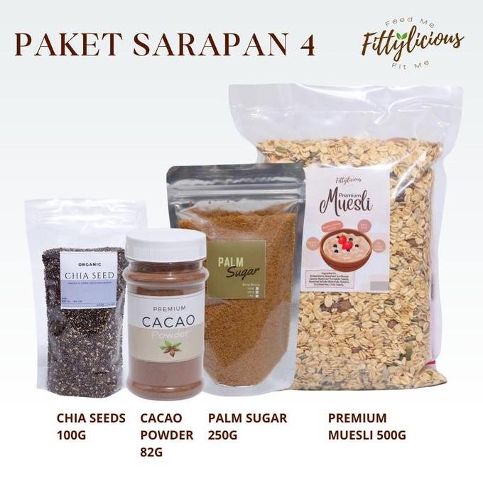 

Paket Sarapan Sehat / Oatmeal / Havermut / Overnight Oats / Breakfast Terlaris