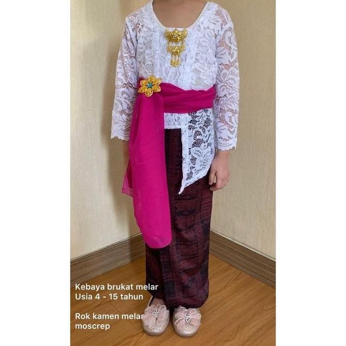 Baju Setelan Kebaya Anak & Tanggung Termurah Seragam Baju Adat Kartini Anak Sekolah Tk Dan Sd Khas B