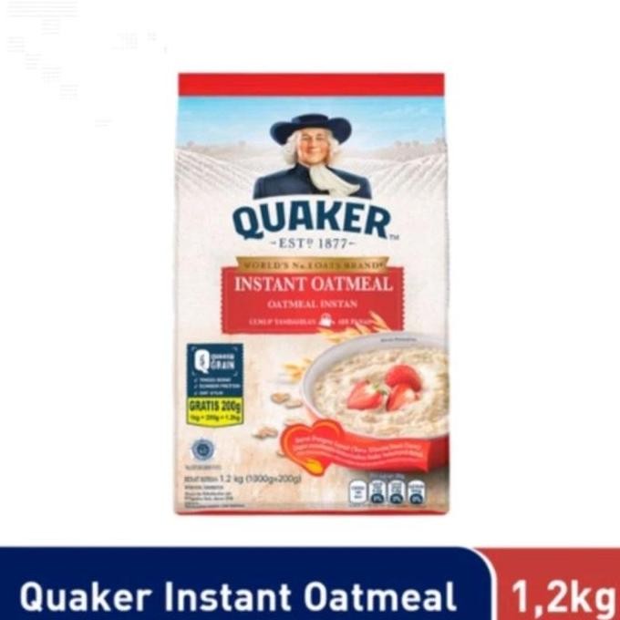 

Quaker Instan Outmeal 1200 Gr/ Quaker Terbaru