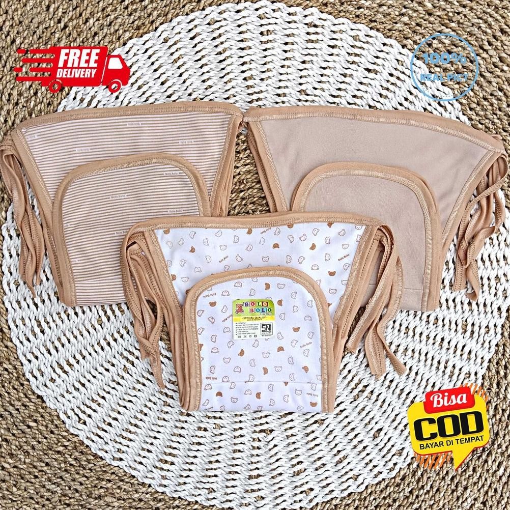 Serian Coklat Susu - 12 pcs / 6 pcs Popok Bayi Double Kain COKLAT SUSU SERIES merk SNI Bolo - Bolo /