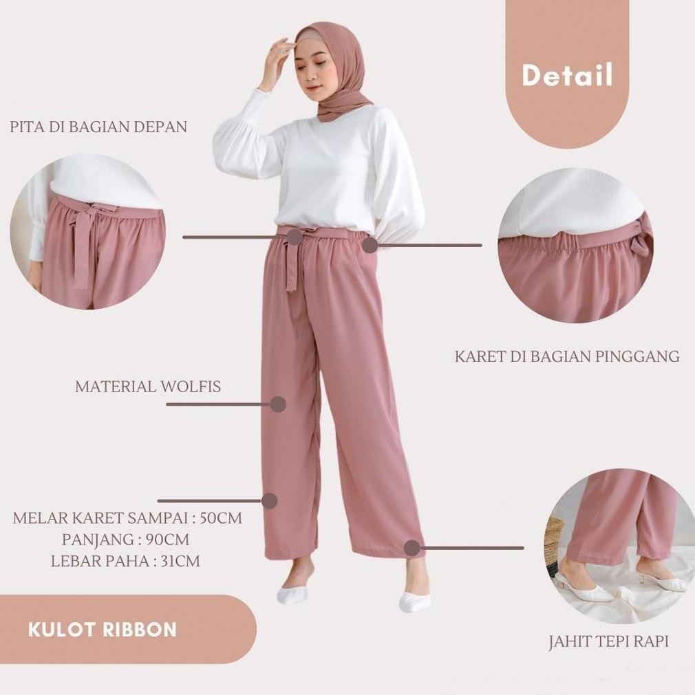 CELANA KULOT CRINKLE AIRFLOW | KULOT RAYON CRINKLE AST