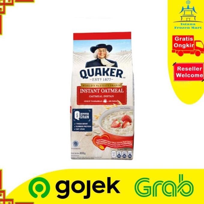 

Quaker Instant Oatmeal 800 Gr Terbaru