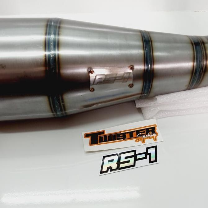 perut knalpot RS1 ninja r/rr perut 42 pro max step standar non cobra