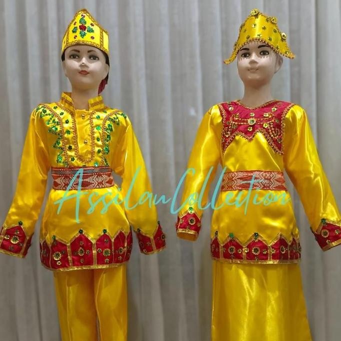 Pakaian Tradisional Gorontalo anak//Baju adat Gorontalo anak