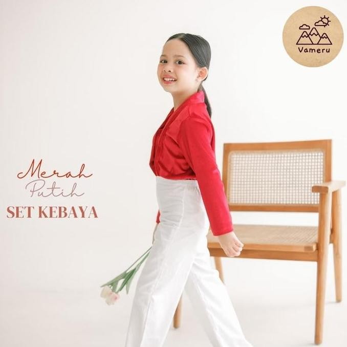 KEBAYA MERAH PUTIH ANAK OLIMPIADE PARIS