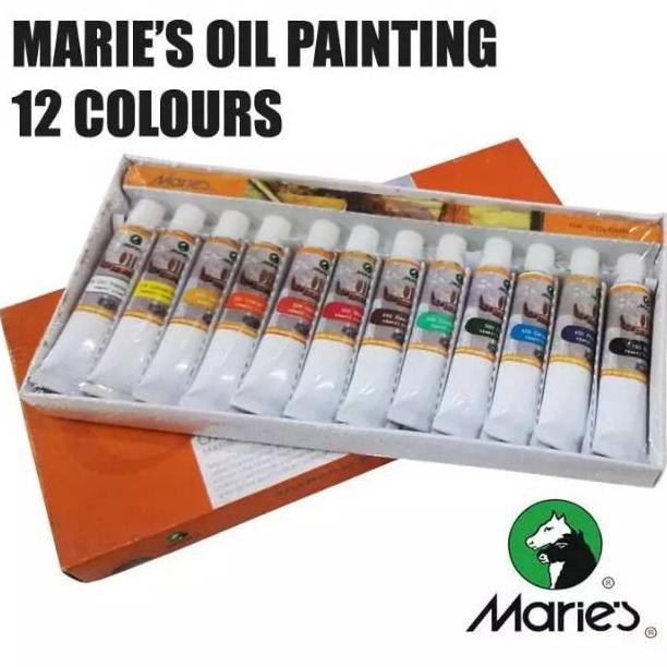 

Cat Minyak Oil Colour Maries 12 Warna 1386B SV9