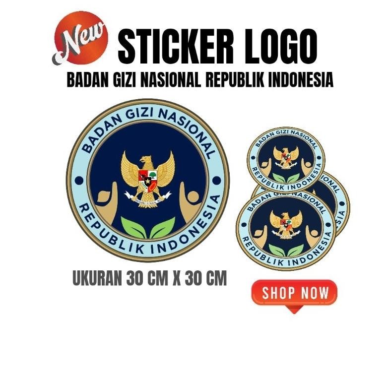 

Sticker Logo Badan Gizi Nasional Laminasi 30x30cm SV9