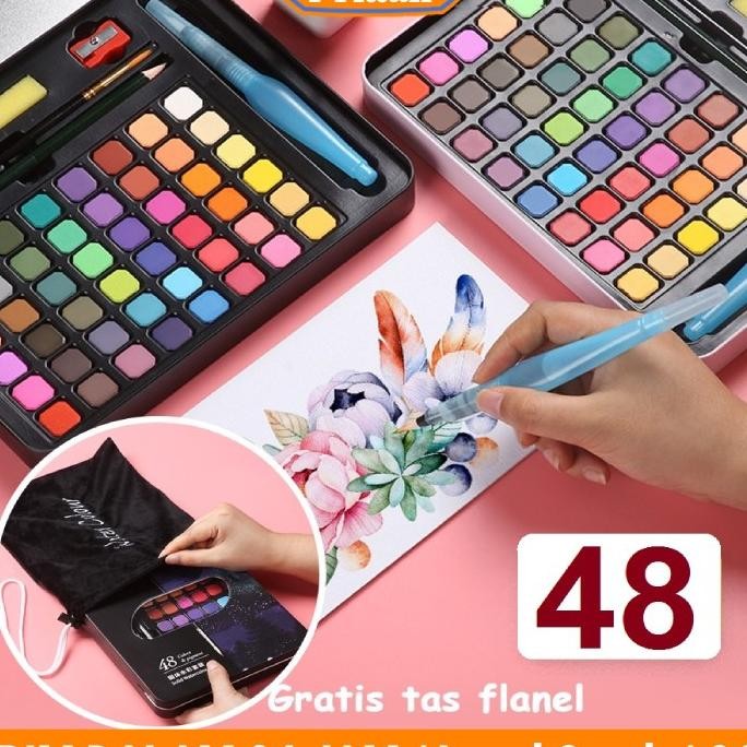 

Codcat Air Watercolor Set 3648 Warna Water Color Alat Cat Air Lukis Set Termasuk Kuas Dan Kertas Gambar Spidol Warna Cat Warna Cat Poster Melukis Anak Set Cat Akrilik Cat Air