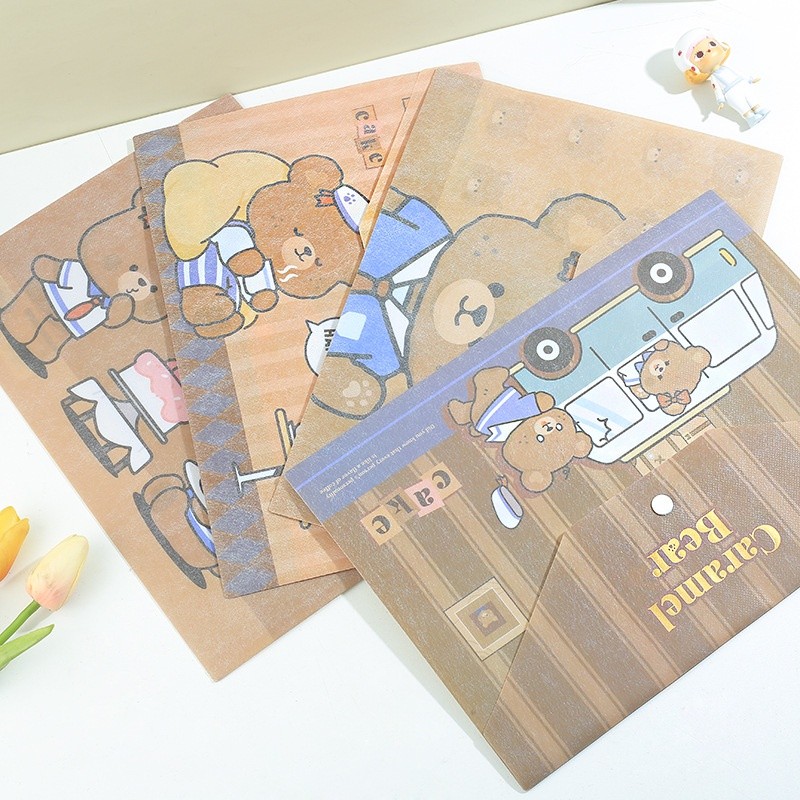

MAP Folder Caramel Bear A4 Coklat Premium Import