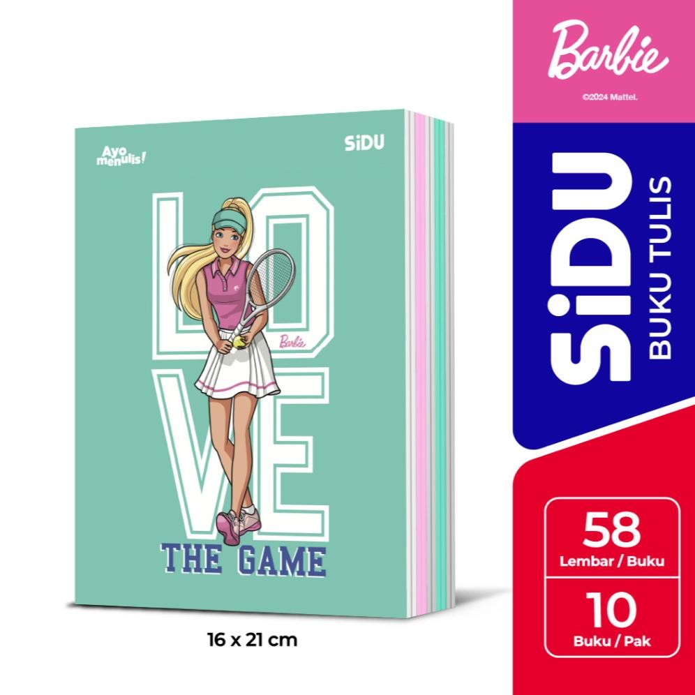 

[Stationery Spectrum] SiDU Buku Tulis Barbie 58 Lembar - 10 Buku SDU EB 58 BB SV9