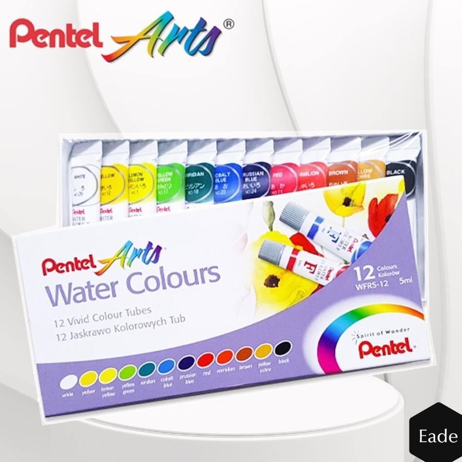 

Cat Air Pentel Arts 12 Warna Water Colours Paint Wfrs 12