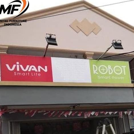 Terlaris Tiang Lampu Sorot Banner Spanduk Reklame Billboard Bahan Kokoh Premium Bergaransi SALE