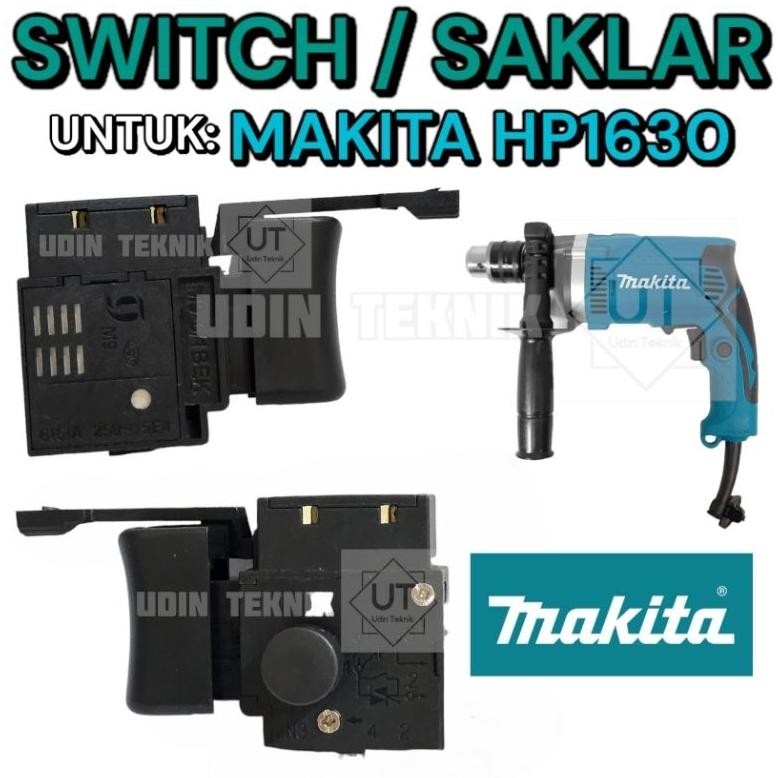 Produk Baru Saklar Switch Makita HP1630 Mesin Bor Tangan 13mm Original On Off