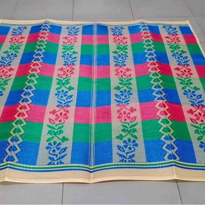 tikar plastik lipat 3x3 meter Anti selip